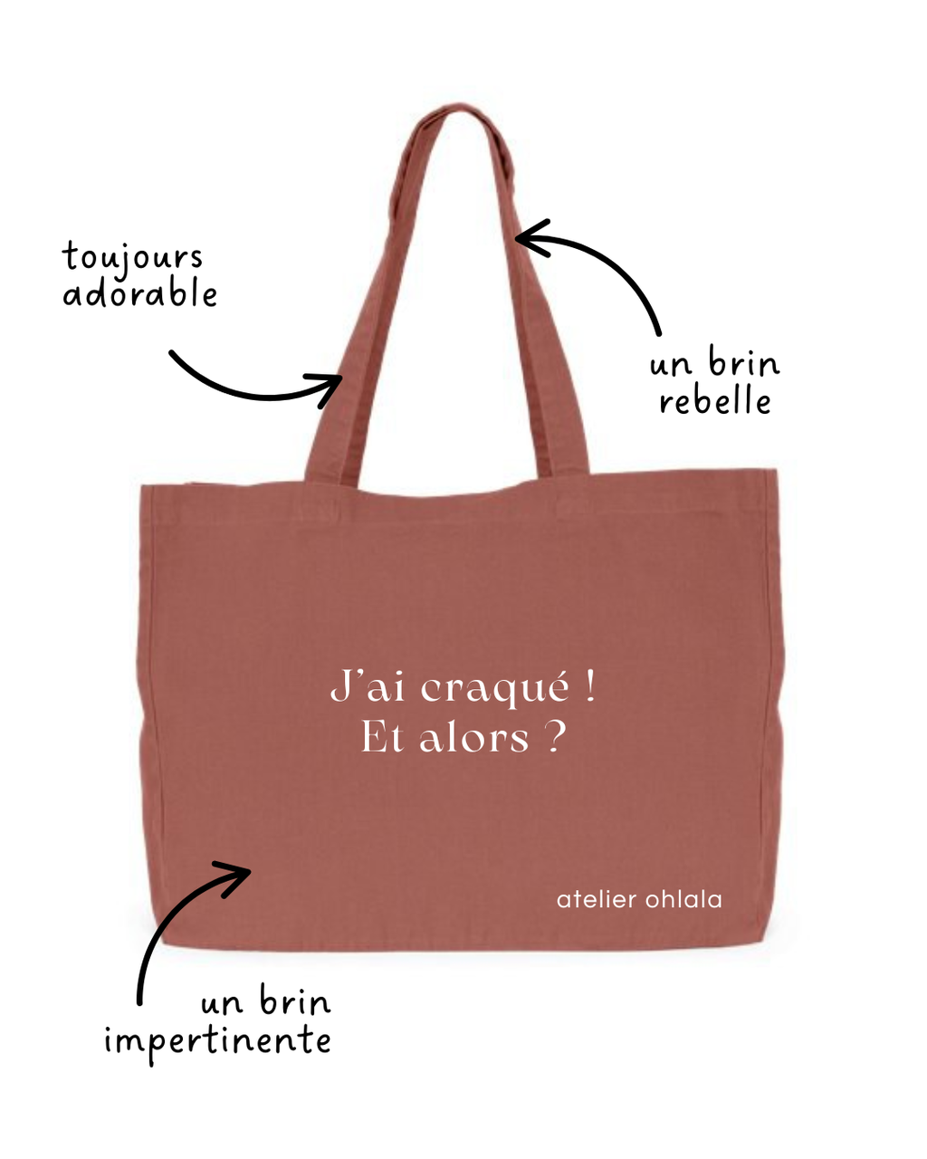 sac shopping XL Atelier Ohlala