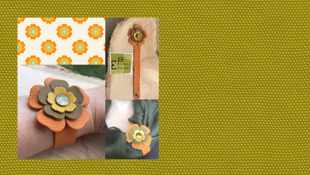 Bijoux en cuir
Hand made
Cuir upcyclé
Chutes de cuir