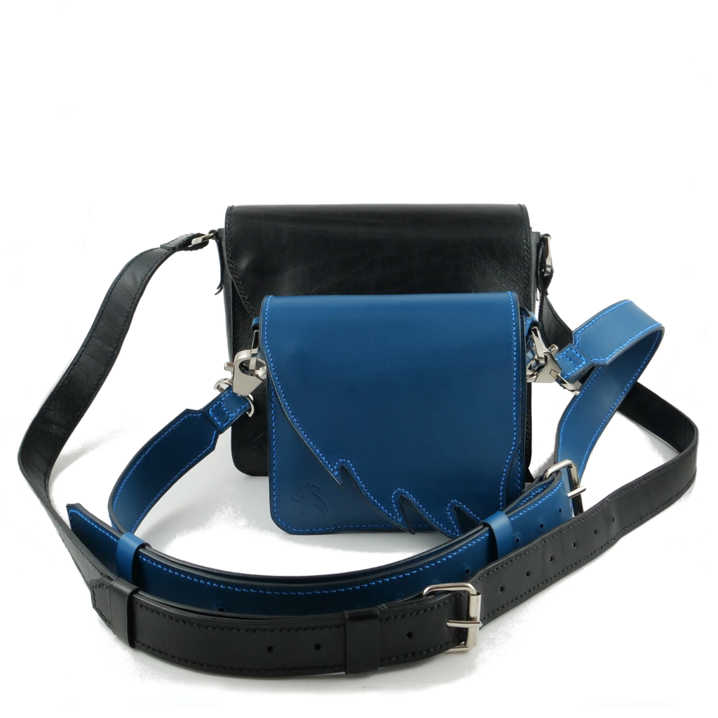 Sac bandoulière KARASU  entièrement fabriqué à la main par Atelier Karasu