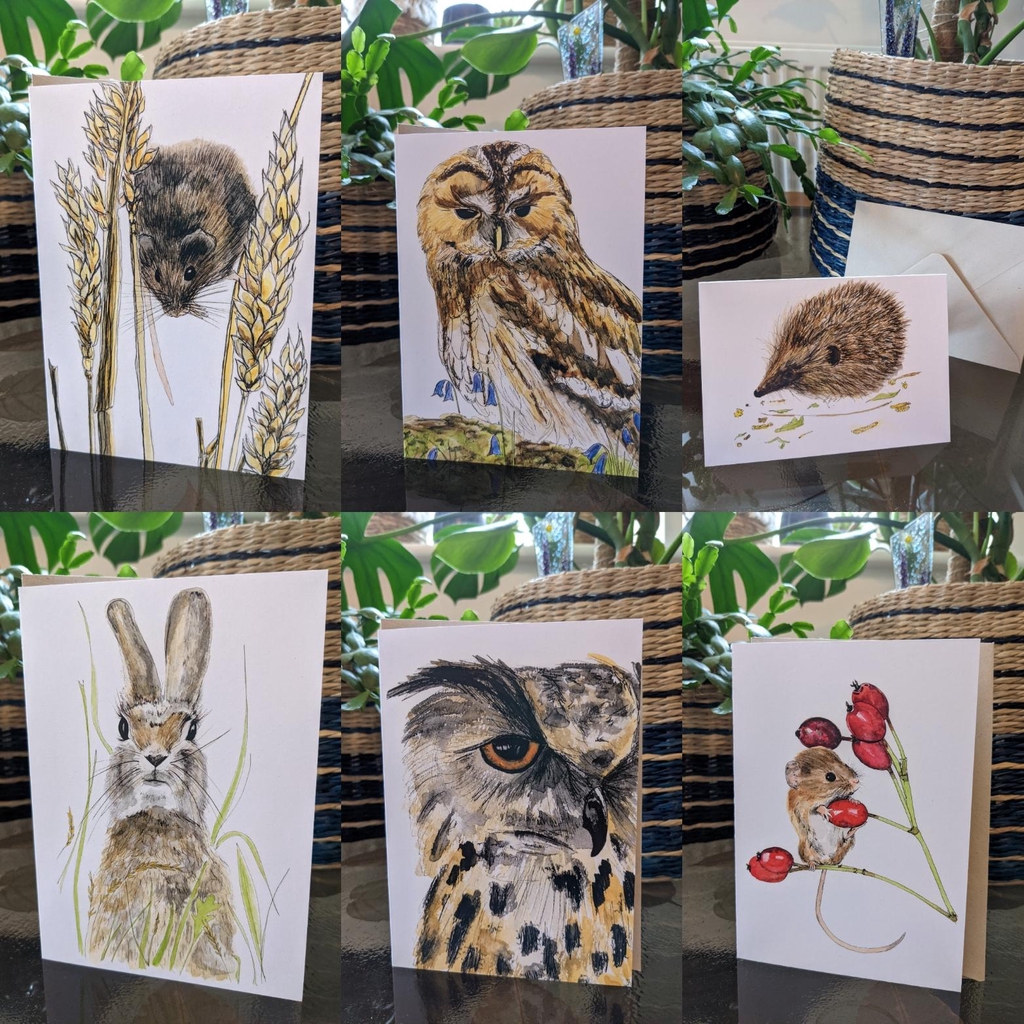 6 greetings cards from Gem's Creative Place