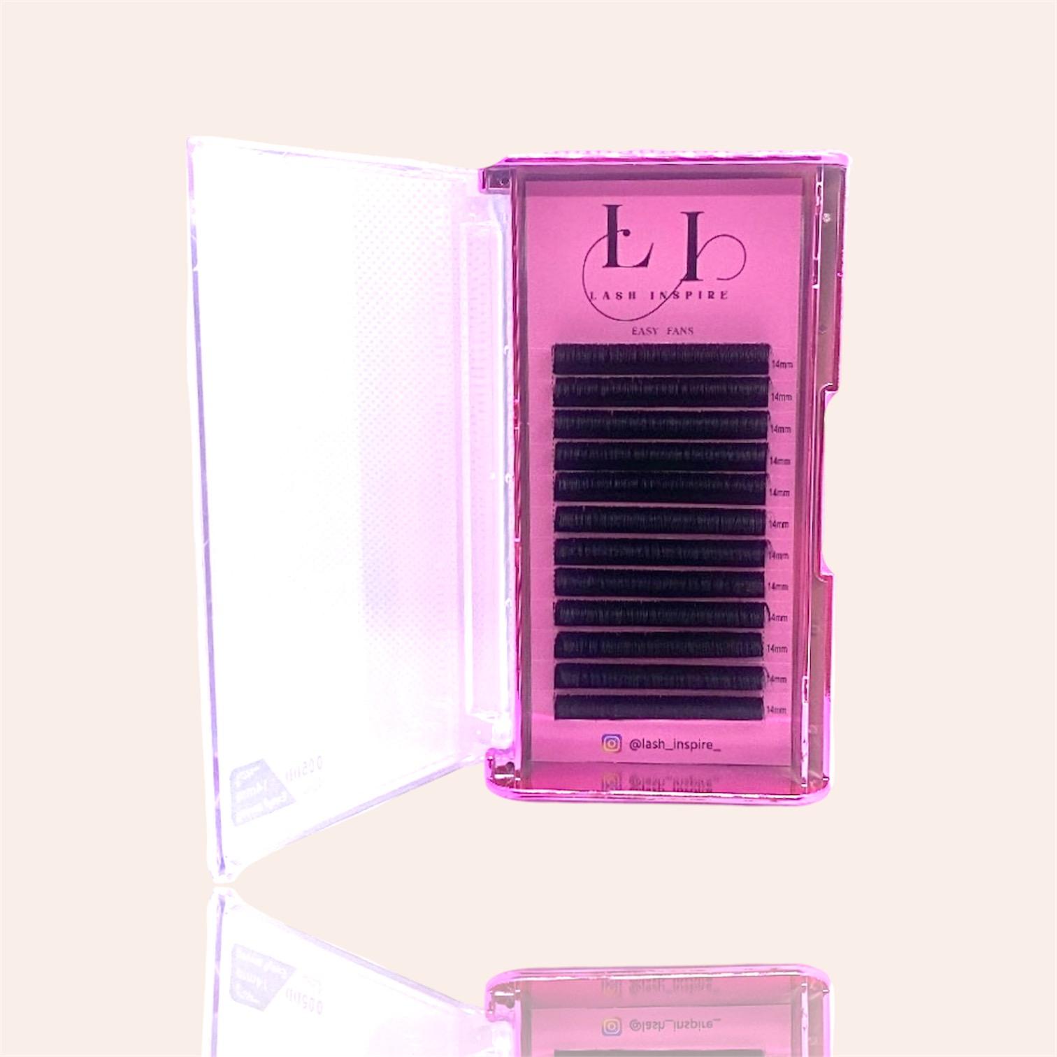 Eyelash Extension Trays 
Russian volume trays 
Pre-fan lash trays 
Easy fan trays