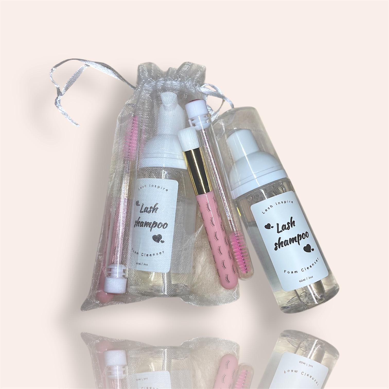 Lash preparation supplies
Lash shampoos