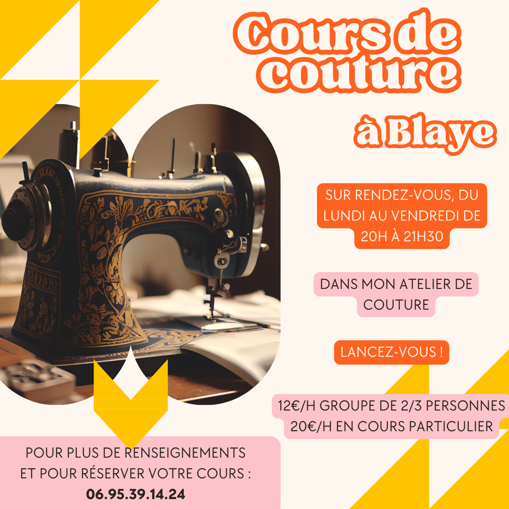 Cours de couture à Blaye