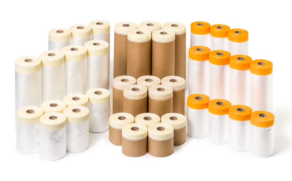 Masker Tape: Malerkrepp mit Folie | UV-beständig Innen & Außen