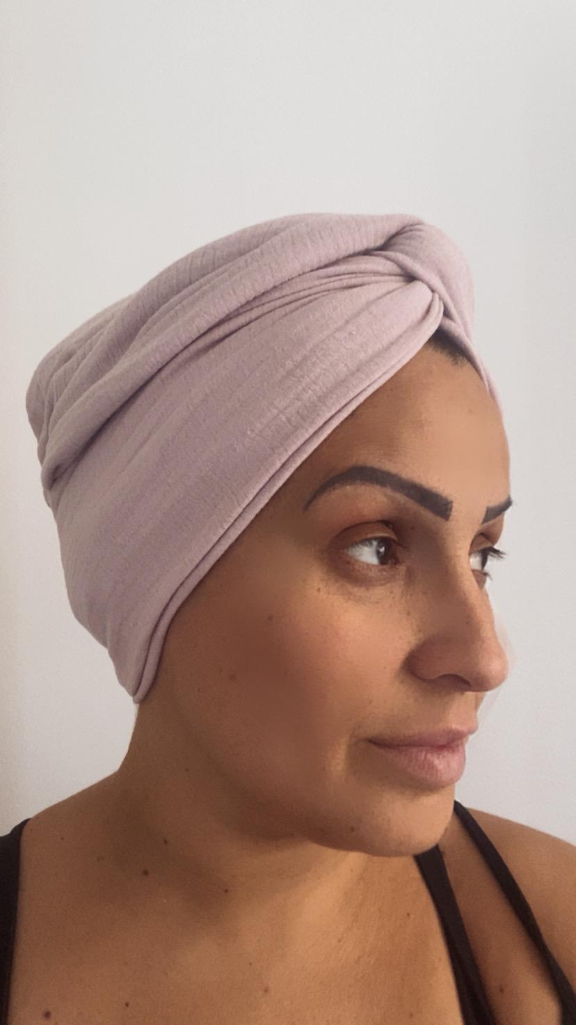 Collection de turbans en soie doublés en coton, faits main, large choix de couleurs