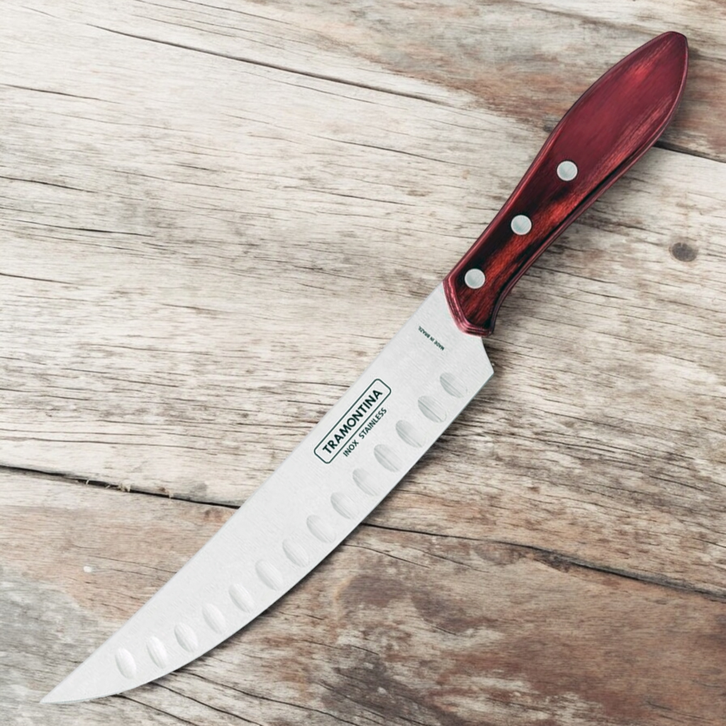 Faca Carne Churrasco Profissional Butcher Tramontina Polywood 8 Polegadas
