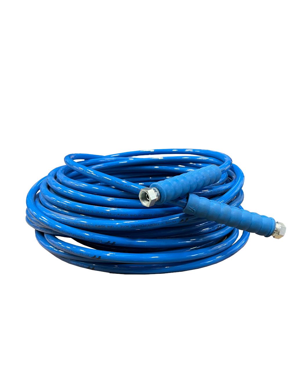 Tubi alta pressione fino a 400 bar

Rivestimento anti-usura e anti-piega

Disponibili in varie lunghezze (5m, 10m, 15m, 20m)

Attacchi rapidi universali o specifici (Kärcher, Lavor, Annovi Reverberi, Comet, ecc.)

Resistenti a oli e detergenti chimici