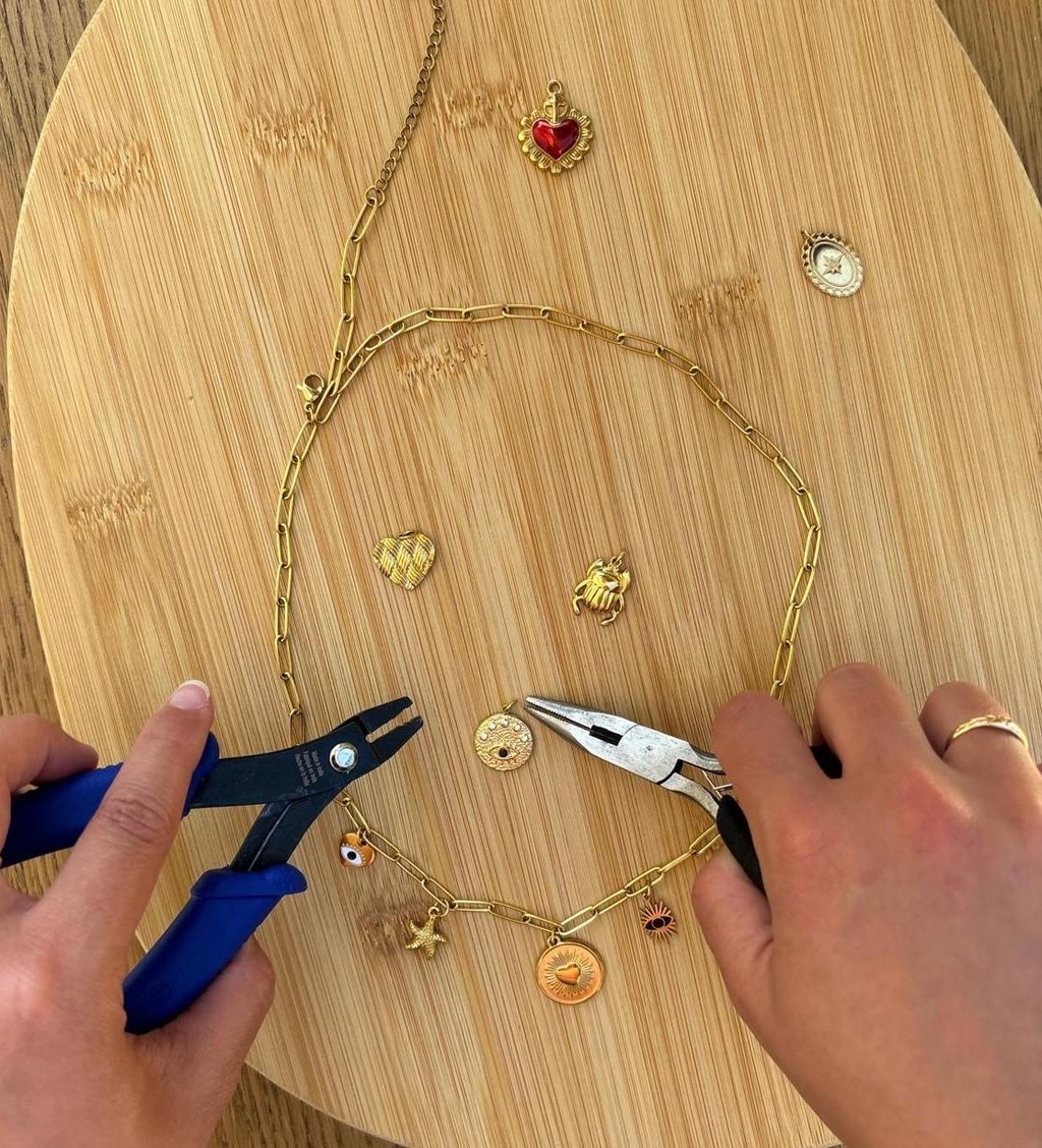atelier créatif collier charm à Nancy