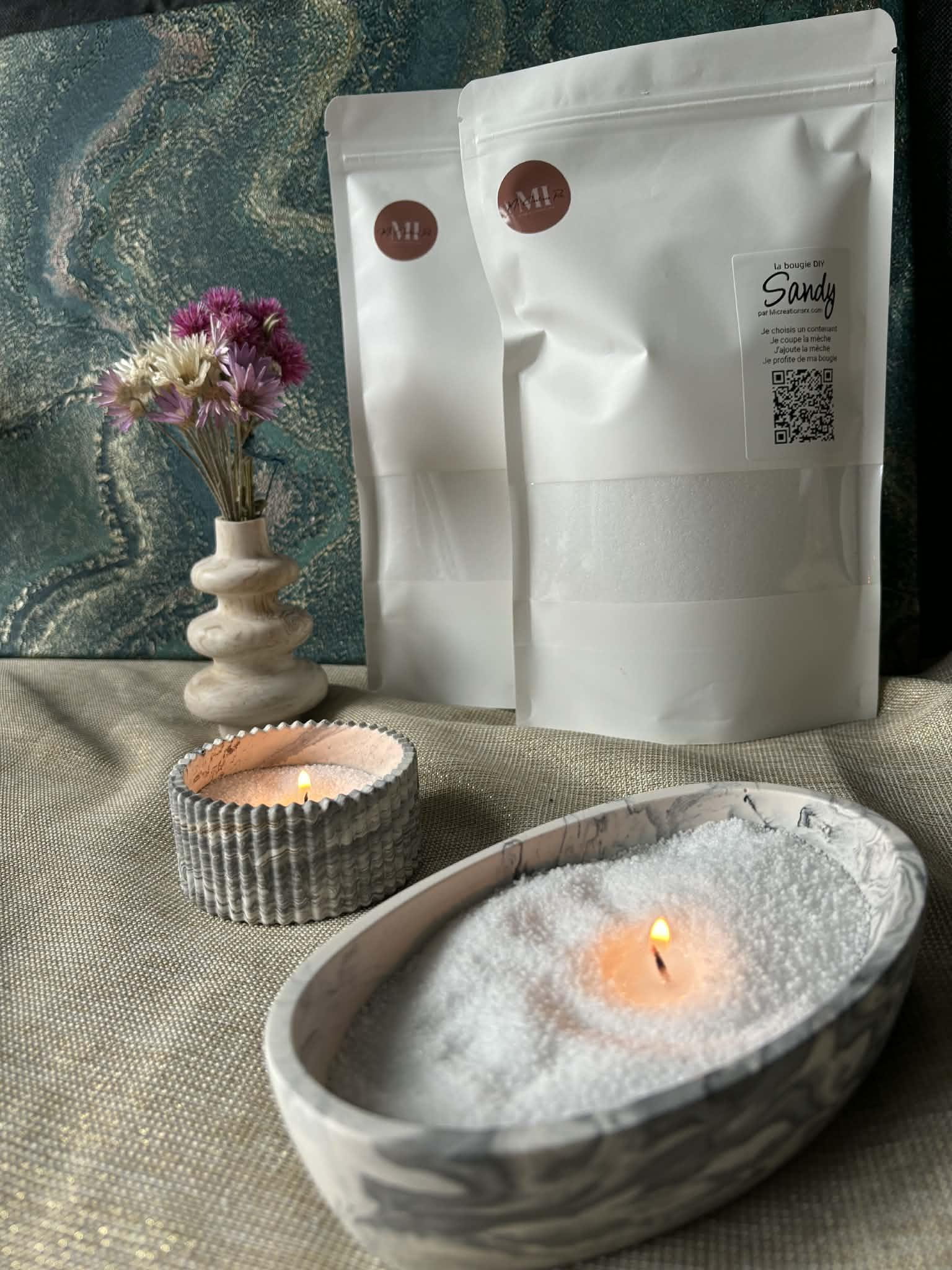 Kits de démarrage Sandy bougie infinie