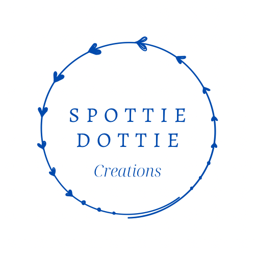 Spottie Dottie Creations logo - personalised gifts and custom crafts in Consett.