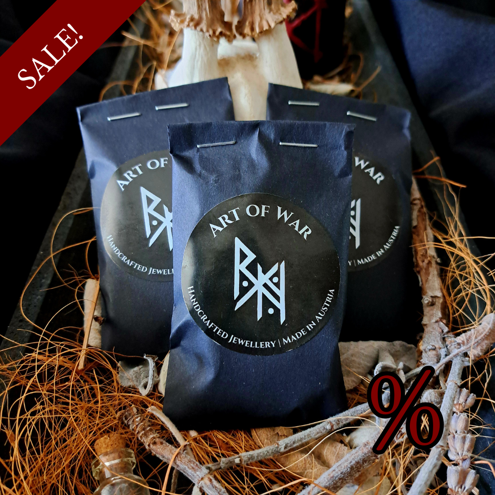 Mystery Bag with engraved bullet pendant and keyring in brass, silver, or black. Featuring classic symbols like the Lucifer Sigil and Leviathan Cross, plus limited one-of-a-kind pieces. Final sale, no returns.